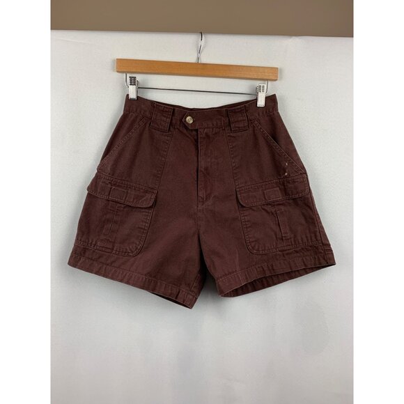 Route 66 Original Brown Cargo Shorts Size 8 Cotton - Picture 1 of 6